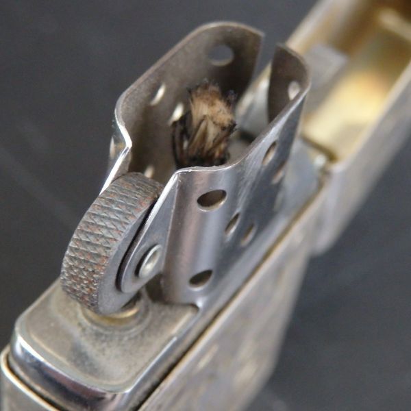 １円スタート 激レア Zippo ジッポ STARＲＩＮＧ スターリング オイルライター シルバー 12-3 41891_画像7