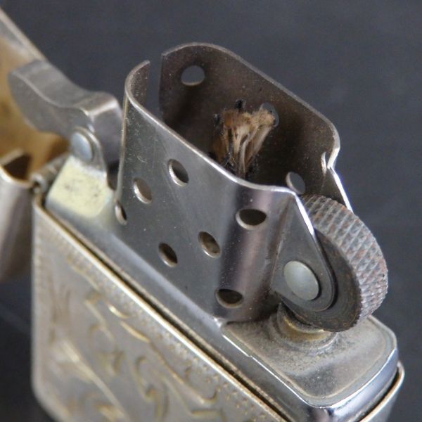 １円スタート 激レア Zippo ジッポ STARＲＩＮＧ スターリング オイルライター シルバー 12-3 41891_画像8