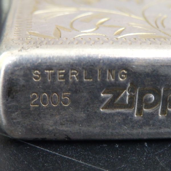 １円スタート 激レア Zippo ジッポ STARＲＩＮＧ スターリング オイルライター シルバー 12-3 41891_画像9