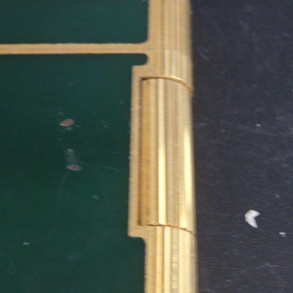 1円スタート 激レア CARAN d'ACHE カランダッシュ ローラー ガスライター グリーン ゴールド 10-4 41888_画像9