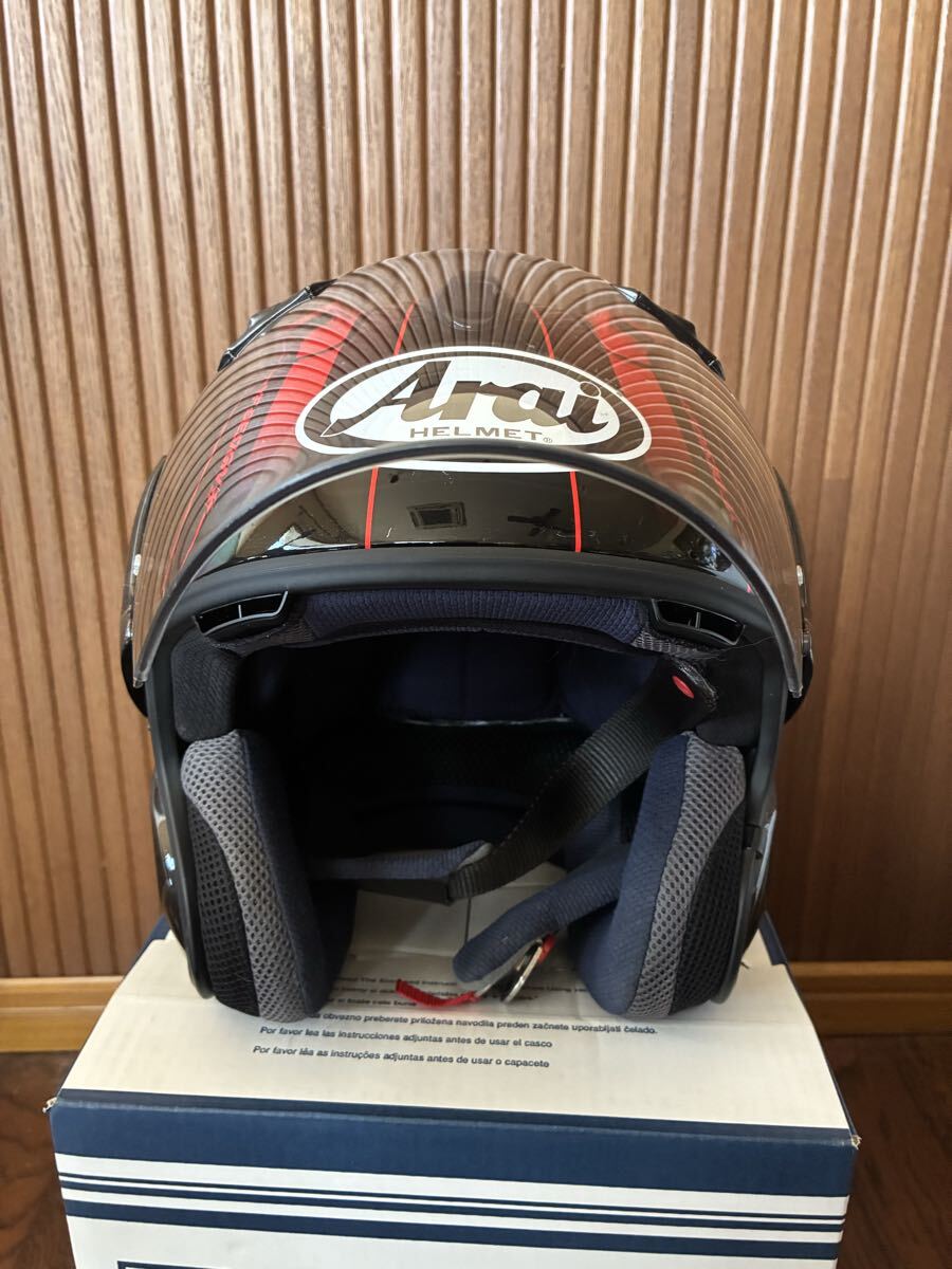 Arai アライ VZ-Ram HARADA TOUR［ブイゼット ラム ハラダ・ツアー ブラック] ヘルメット ジェットヘルメット61.62センチ　Z900RS 火の玉　_画像7