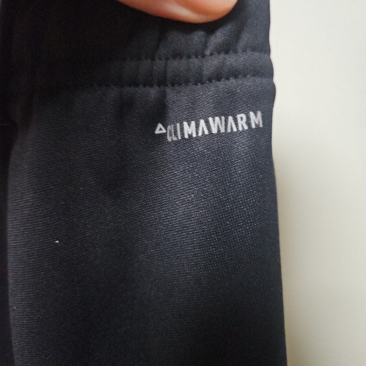 adidas　アディダス　トラックパンツ　ジャージパンツ　黒　M 　裏起毛　CLIMAWARM _画像4