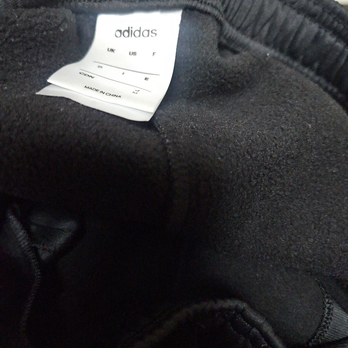 adidas　アディダス　トラックパンツ　ジャージパンツ　黒　M 　裏起毛　CLIMAWARM _画像6