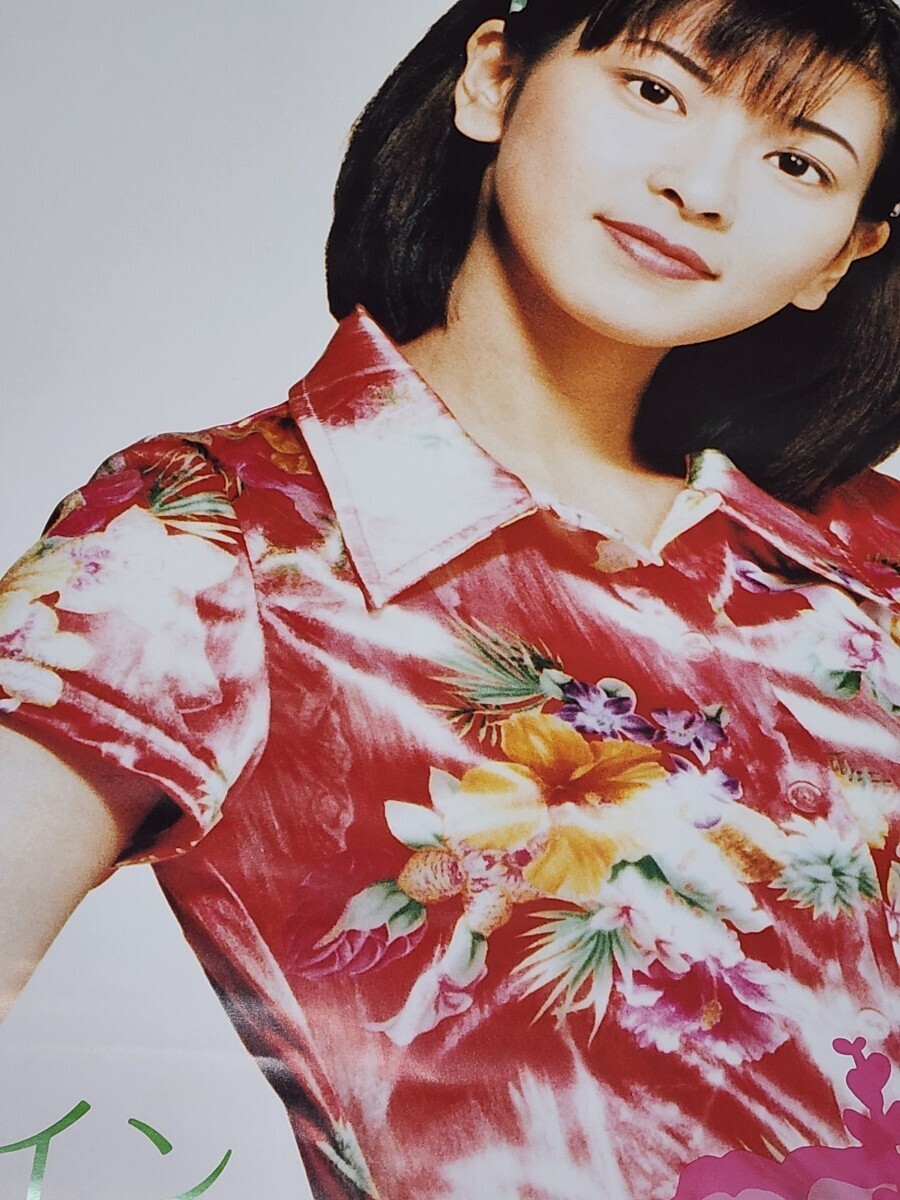 森高千里　1996年　シングル「ララ　サンシャイン」　店頭販売告知　B2ポスター　未使用美品　当時物　_画像1