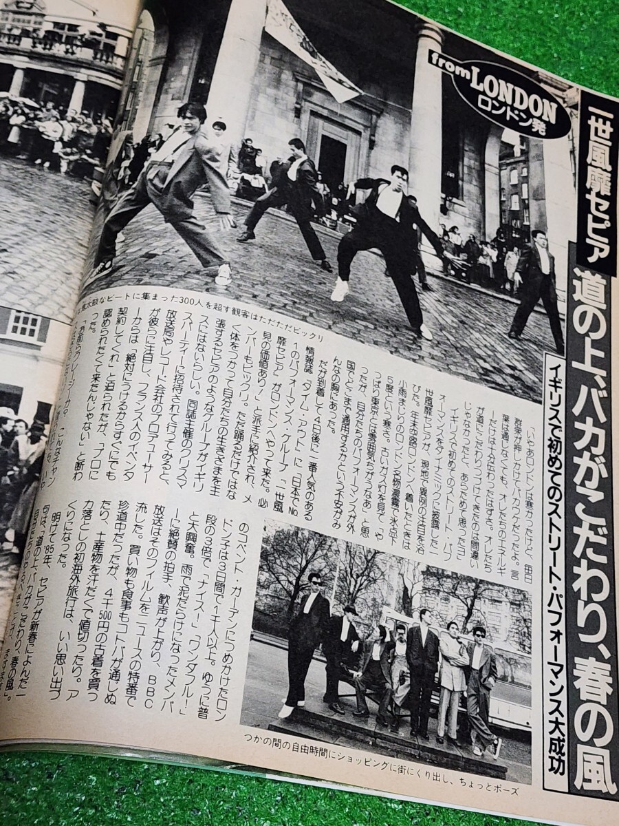 週刊明星　1985年1月24日号　表紙:堀ちえみ　神田正輝　松田聖子　一世風靡セピア　チェッカーズ　クラッシュ・ギャルズ　都はるみ_画像9