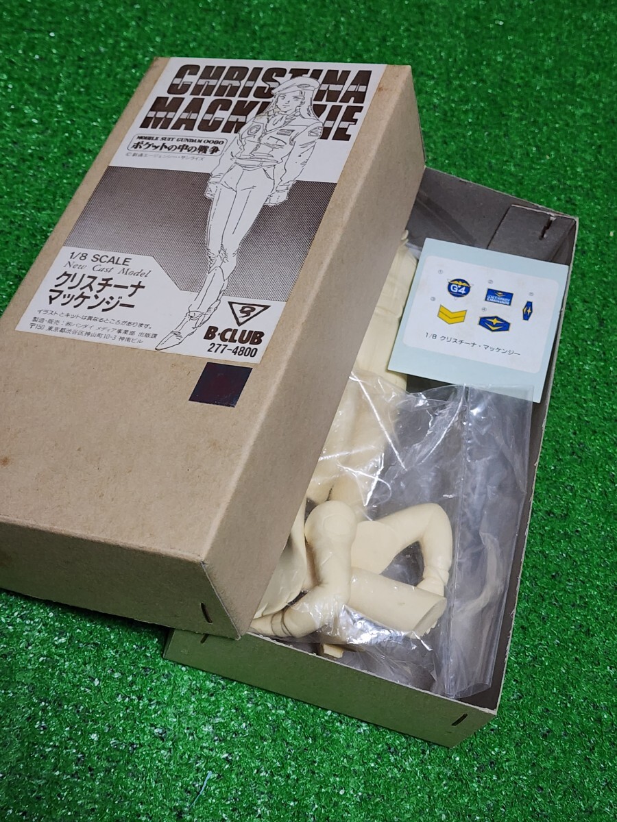 機動戦士ガンダム0080 WAR in the Pocket 　クリスチーナ・マッケンジー　レジン ガレキ 1/8scale B-CLUB フィギュア　Christina Mackenzie_画像2