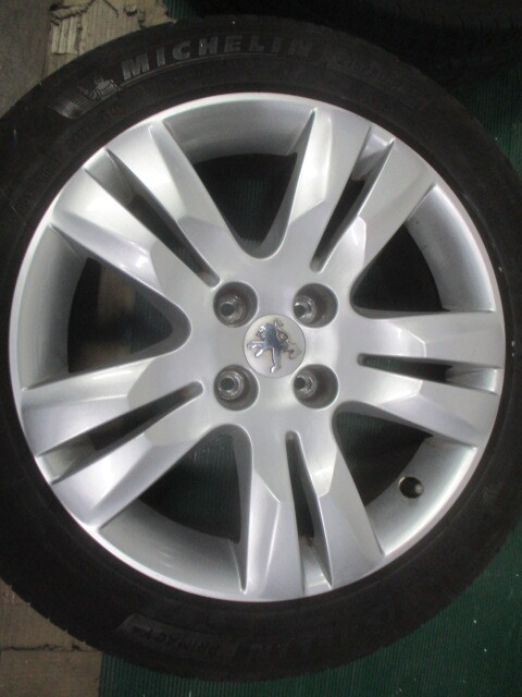 プジョー 5008 ABA-T875F02 純正 ホイール4本 7J×17 +29 108 4穴 *個人宅配送不可*_画像9