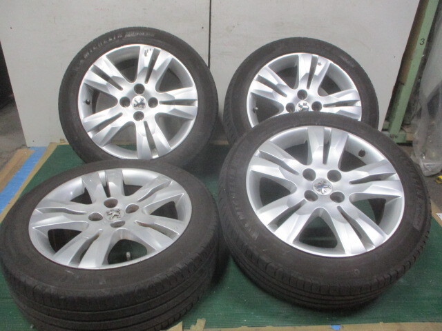 プジョー 5008 ABA-T875F02 純正 ホイール4本 7J×17 +29 108 4穴 *個人宅配送不可*_画像1