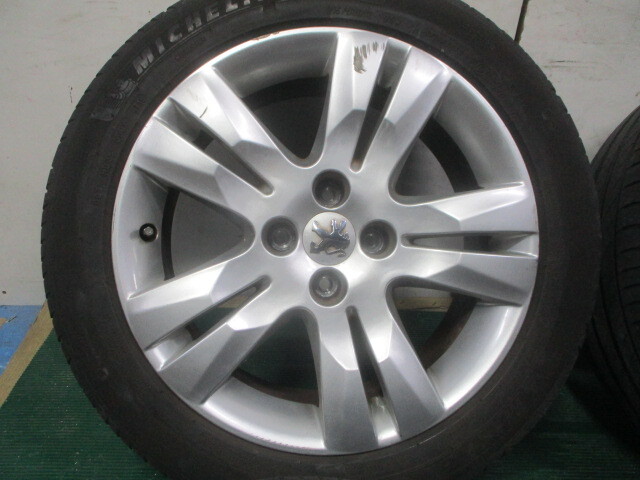 プジョー 5008 ABA-T875F02 純正 ホイール4本 7J×17 +29 108 4穴 *個人宅配送不可*_画像2