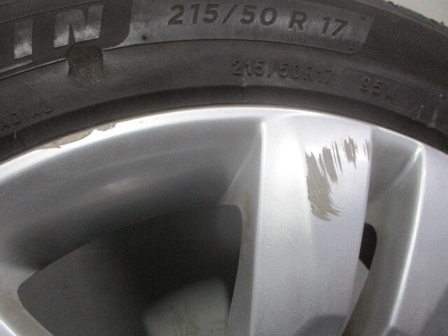 プジョー 5008 ABA-T875F02 純正 ホイール4本 7J×17 +29 108 4穴 *個人宅配送不可*_画像3