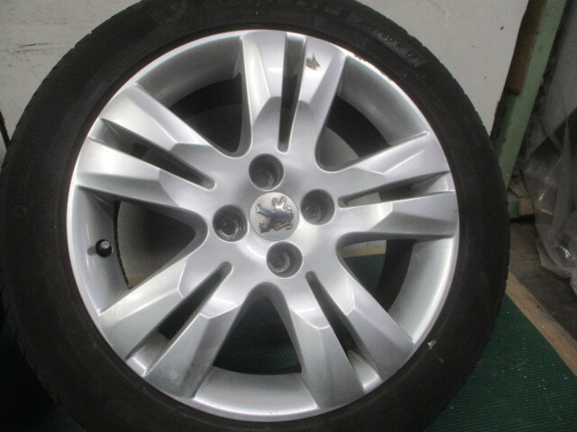 プジョー 5008 ABA-T875F02 純正 ホイール4本 7J×17 +29 108 4穴 *個人宅配送不可*_画像6