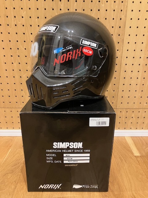  новый товар не использовался Simpson SIMPSON M30 стальной 60cm свет затонированный защита 2 листов имеется фотосъемка поэтому. вскрыть только редкий цвет 