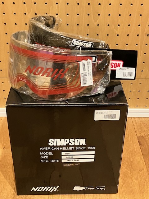  новый товар не использовался Simpson SIMPSON M30 стальной 60cm свет затонированный защита 2 листов имеется фотосъемка поэтому. вскрыть только редкий цвет 