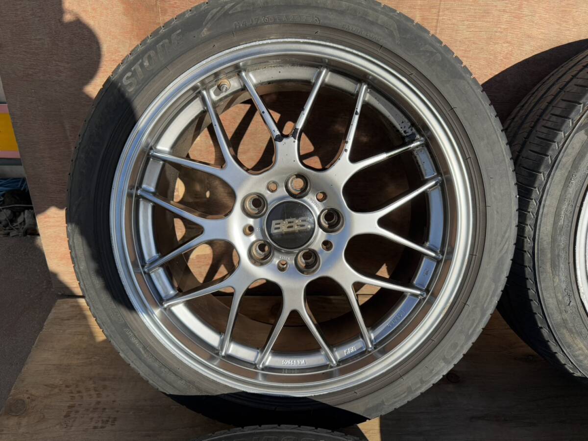 BBS　RG-R　RG760H　18インチ　8J　+35　PCD120　5穴　BMW　3シリーズ F30 F31 E90 E91　4シリーズ F32 F33 F36　5シリーズ　訳アリ_画像2