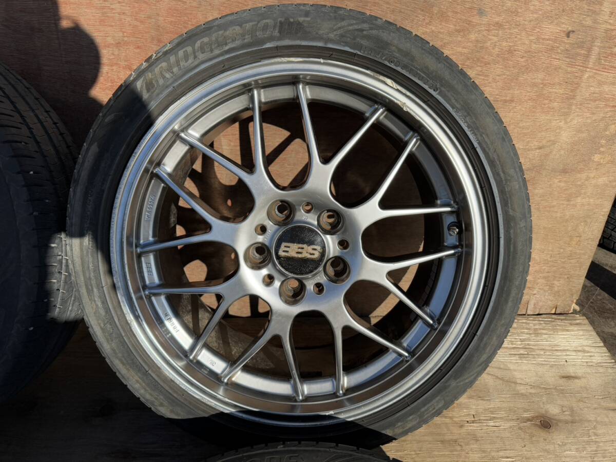 BBS　RG-R　RG760H　18インチ　8J　+35　PCD120　5穴　BMW　3シリーズ F30 F31 E90 E91　4シリーズ F32 F33 F36　5シリーズ　訳アリ_画像3