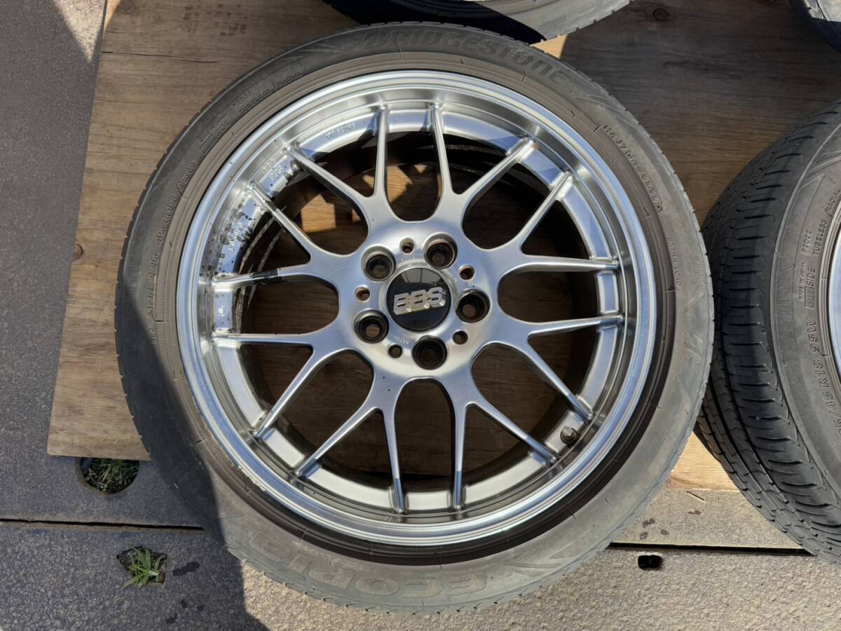 BBS　RG-R　RG760H　18インチ　8J　+35　PCD120　5穴　BMW　3シリーズ F30 F31 E90 E91　4シリーズ F32 F33 F36　5シリーズ　訳アリ_画像4