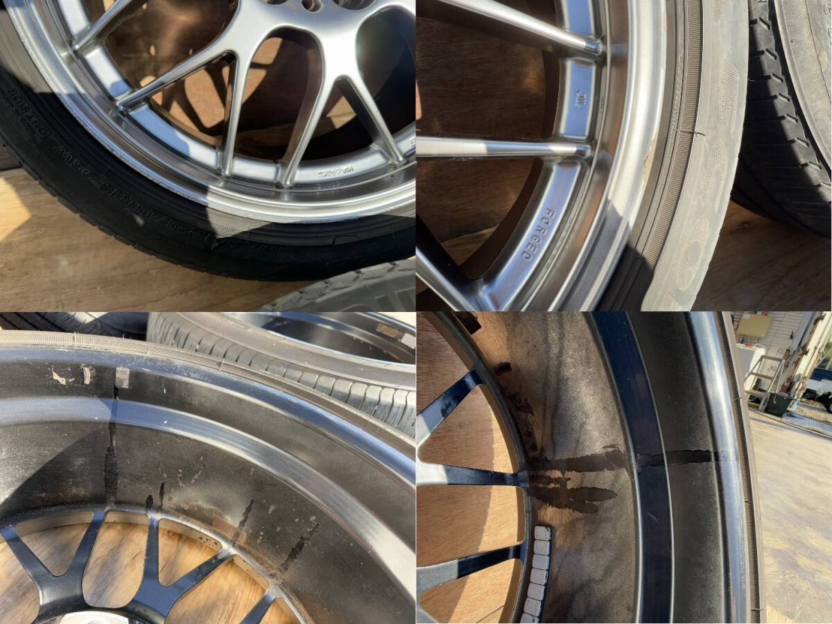 BBS　RG-R　RG760H　18インチ　8J　+35　PCD120　5穴　BMW　3シリーズ F30 F31 E90 E91　4シリーズ F32 F33 F36　5シリーズ　訳アリ_画像7