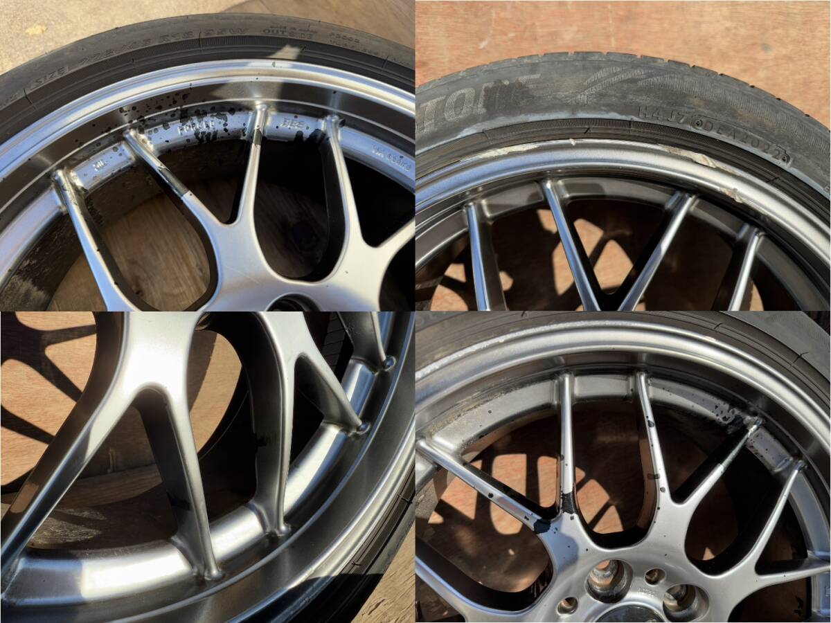 BBS　RG-R　RG760H　18インチ　8J　+35　PCD120　5穴　BMW　3シリーズ F30 F31 E90 E91　4シリーズ F32 F33 F36　5シリーズ　訳アリ_画像8