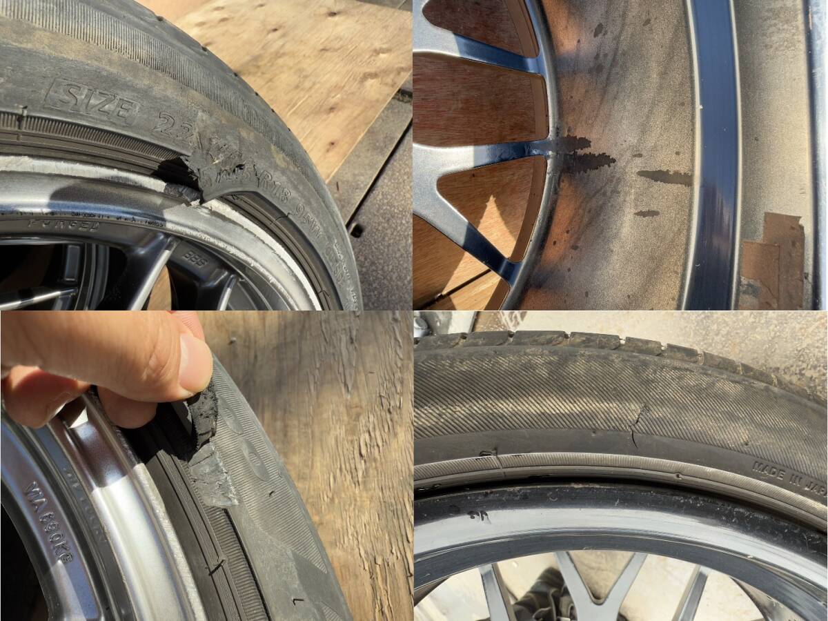 BBS　RG-R　RG760H　18インチ　8J　+35　PCD120　5穴　BMW　3シリーズ F30 F31 E90 E91　4シリーズ F32 F33 F36　5シリーズ　訳アリ_画像9