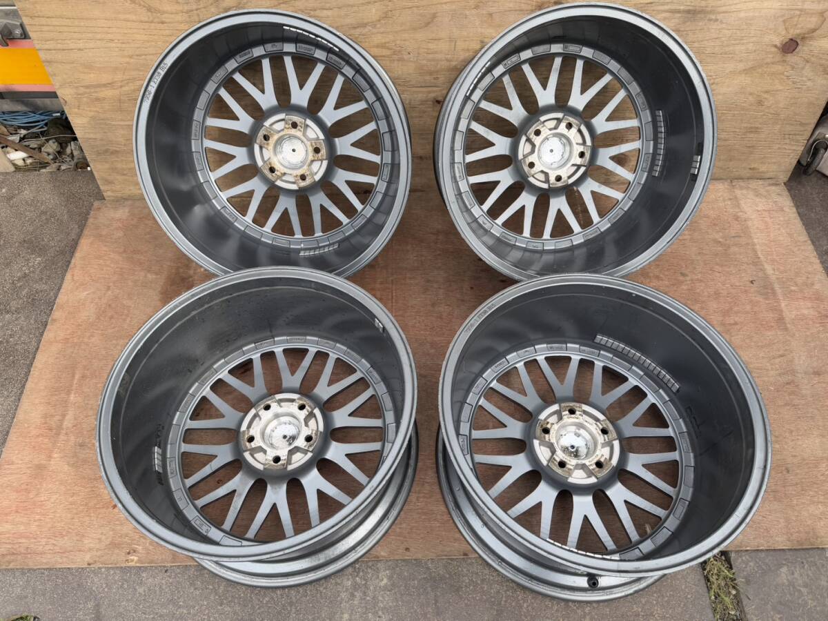 BBS風　LM風　メッシュホイール　19インチ　9.5J　+38　PCD114.3　5穴　クラウン　アリスト　マークX　カムリ　ソアラ　JZX100_画像8