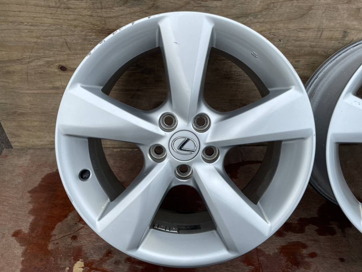 レクサス　RX　純正ホイール　18インチ　7.5J　+35　PCD114.3　5穴　ホイール4本セット　GYL10W_画像2