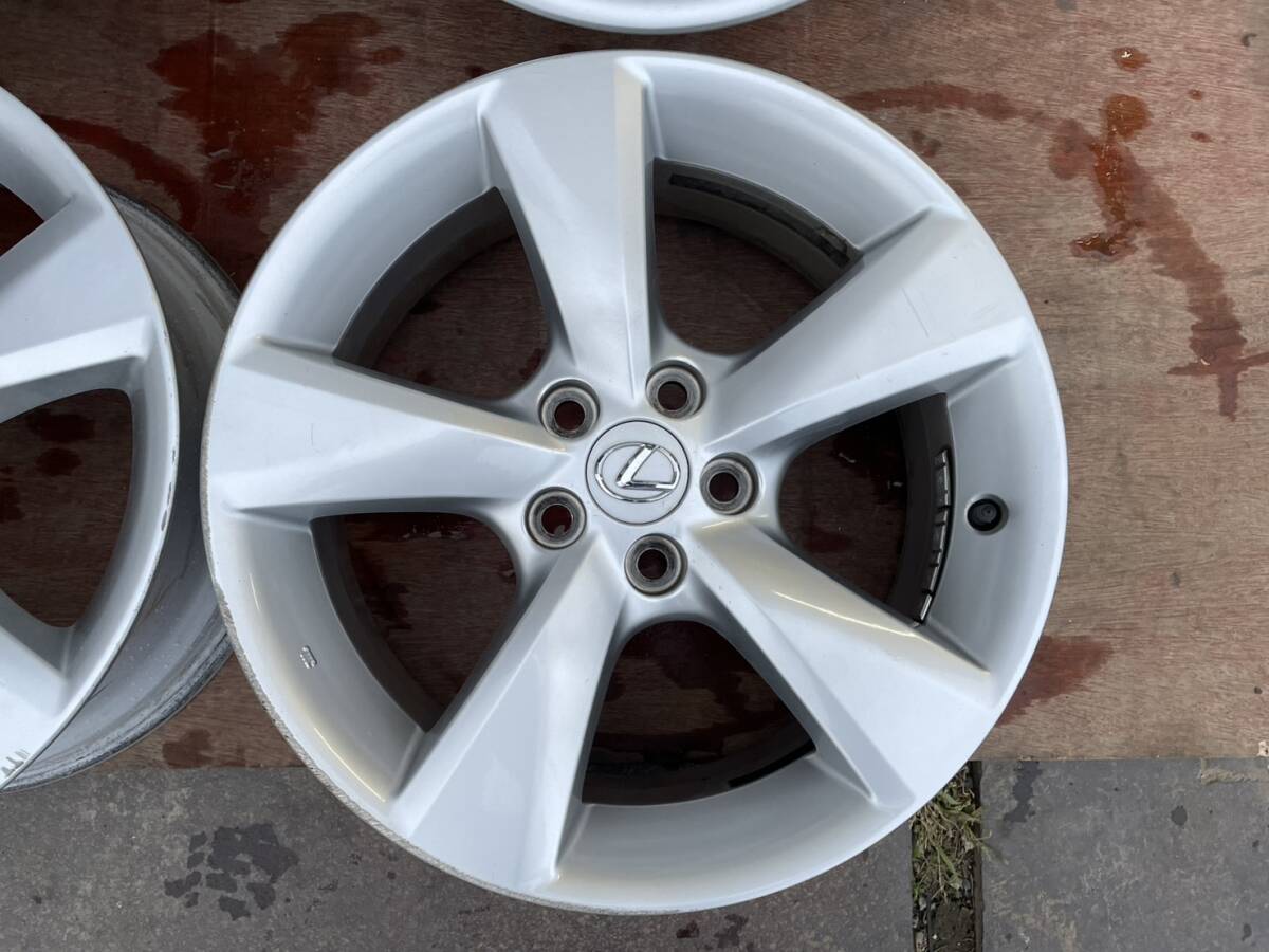 レクサス　RX　純正ホイール　18インチ　7.5J　+35　PCD114.3　5穴　ホイール4本セット　GYL10W_画像5