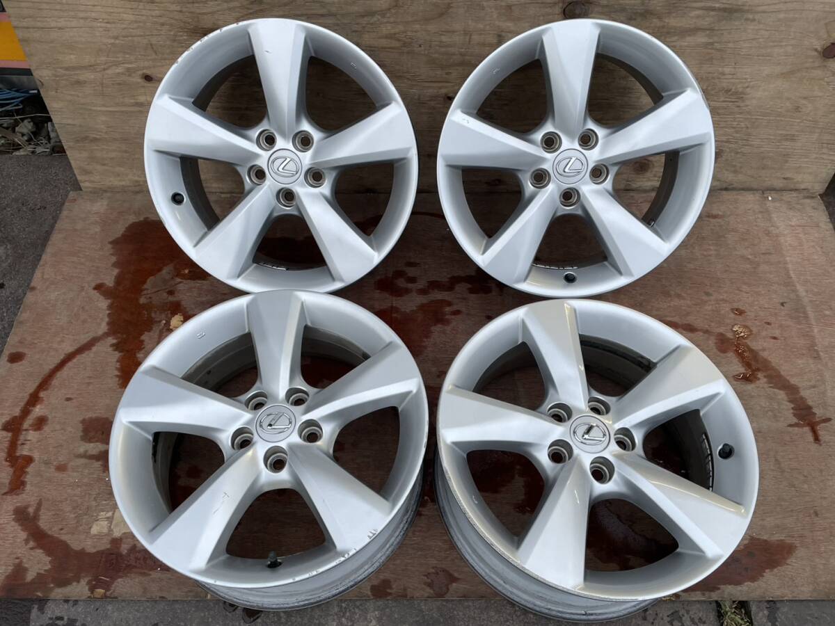 レクサス　RX　純正ホイール　18インチ　7.5J　+35　PCD114.3　5穴　ホイール4本セット　GYL10W_画像1