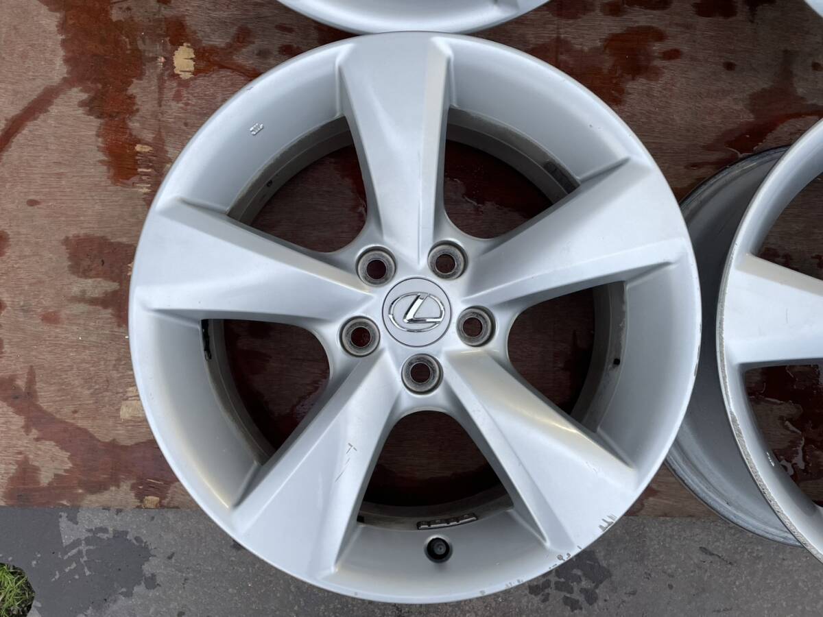 レクサス　RX　純正ホイール　18インチ　7.5J　+35　PCD114.3　5穴　ホイール4本セット　GYL10W_画像4
