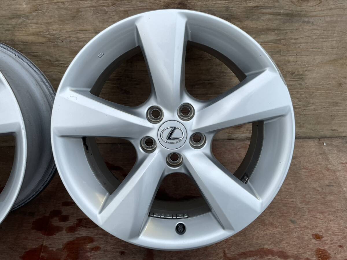 レクサス　RX　純正ホイール　18インチ　7.5J　+35　PCD114.3　5穴　ホイール4本セット　GYL10W_画像3