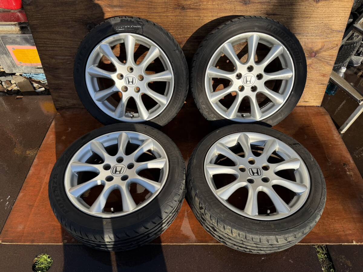 ★レア★ アコードワゴン タイプS 純正　17インチ 7J +55 PCD114.3 5穴　225/45R17　アコード シビック オデッセイ エリシオン S2000_画像1