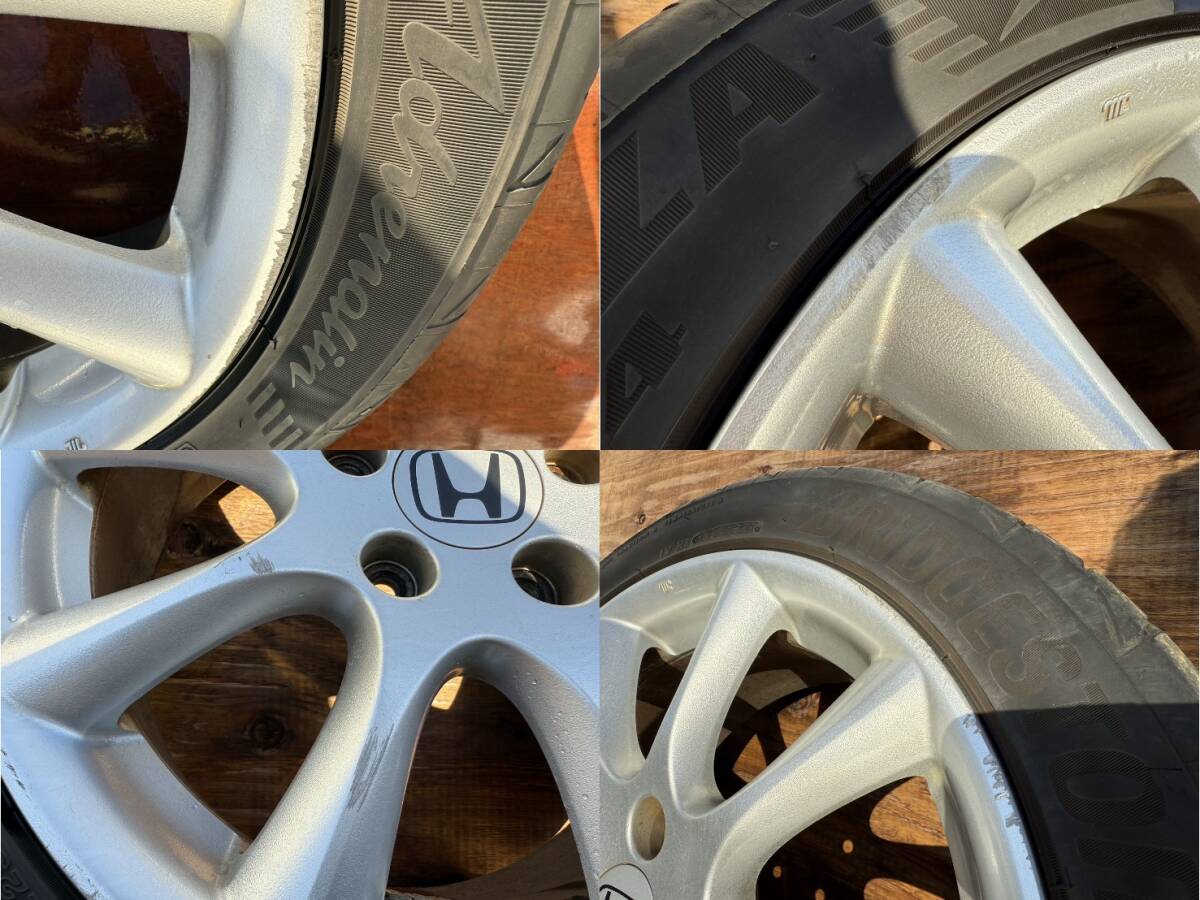 ★レア★ アコードワゴン タイプS 純正　17インチ 7J +55 PCD114.3 5穴　225/45R17　アコード シビック オデッセイ エリシオン S2000_画像6