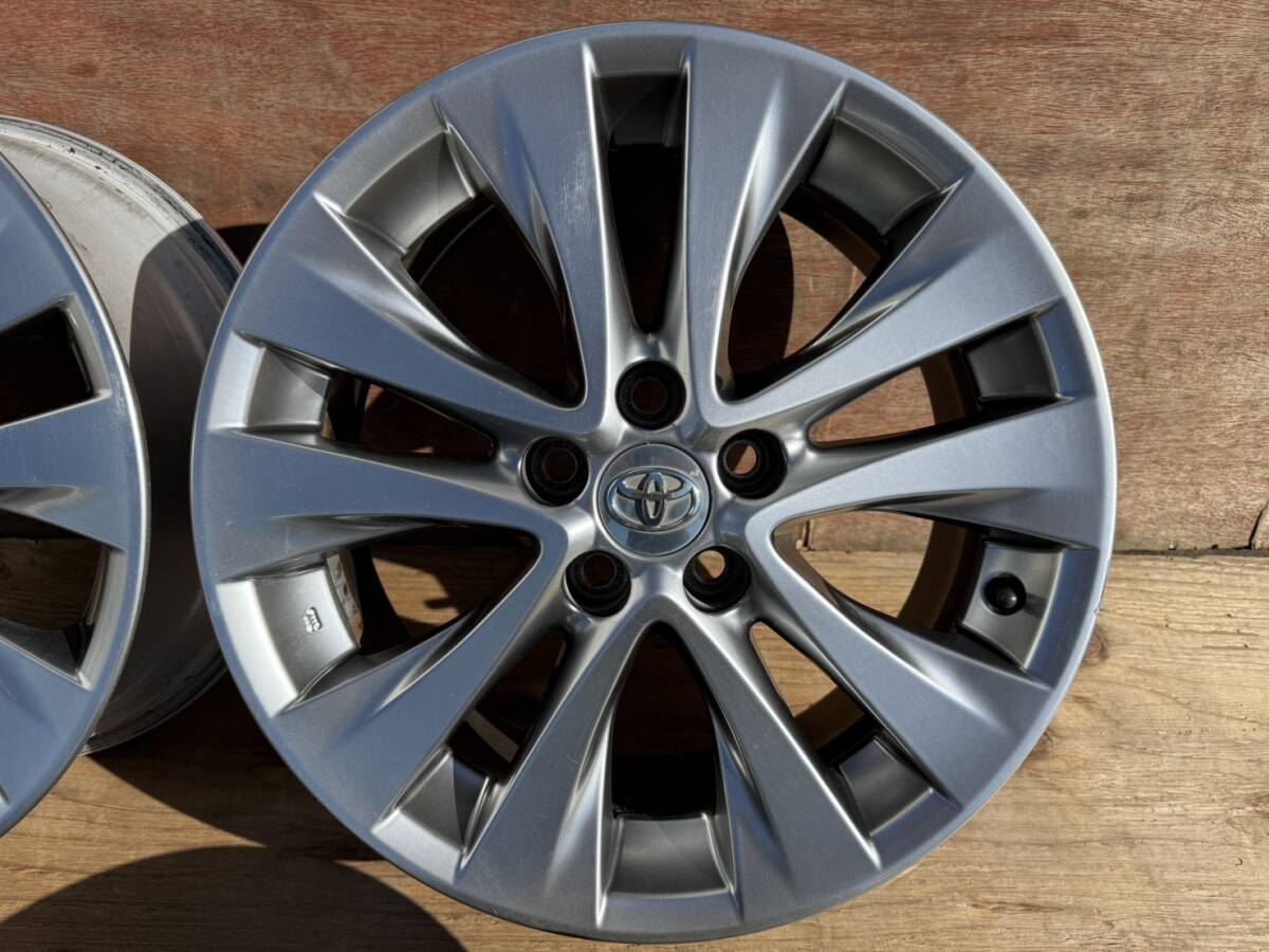 アルファード　ヴェルファイア　20系　純正　18インチ　7.5J　+45　5穴　PCD114.3　ホイール4本セット_画像3