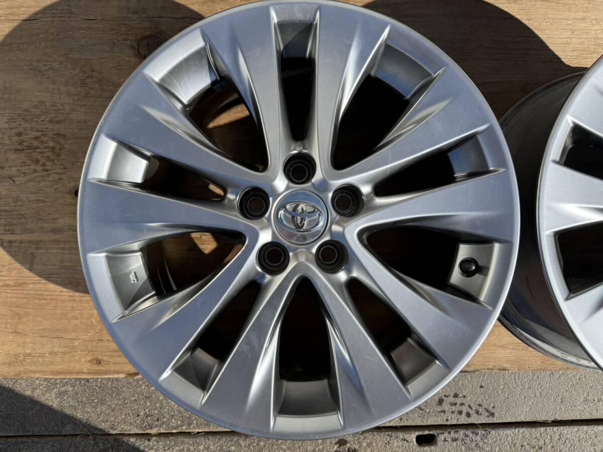 アルファード　ヴェルファイア　20系　純正　18インチ　7.5J　+45　5穴　PCD114.3　ホイール4本セット_画像4