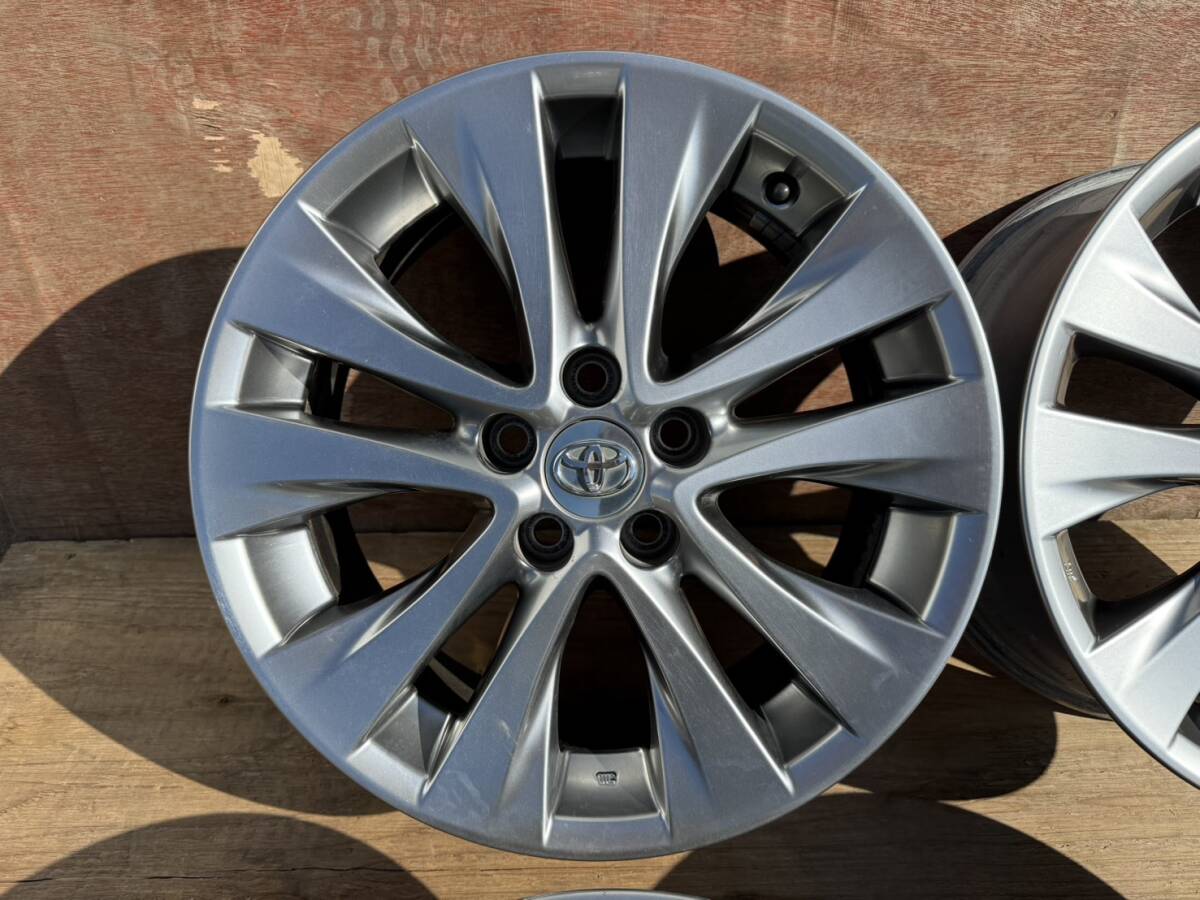 アルファード　ヴェルファイア　20系　純正　18インチ　7.5J　+45　5穴　PCD114.3　ホイール4本セット_画像2