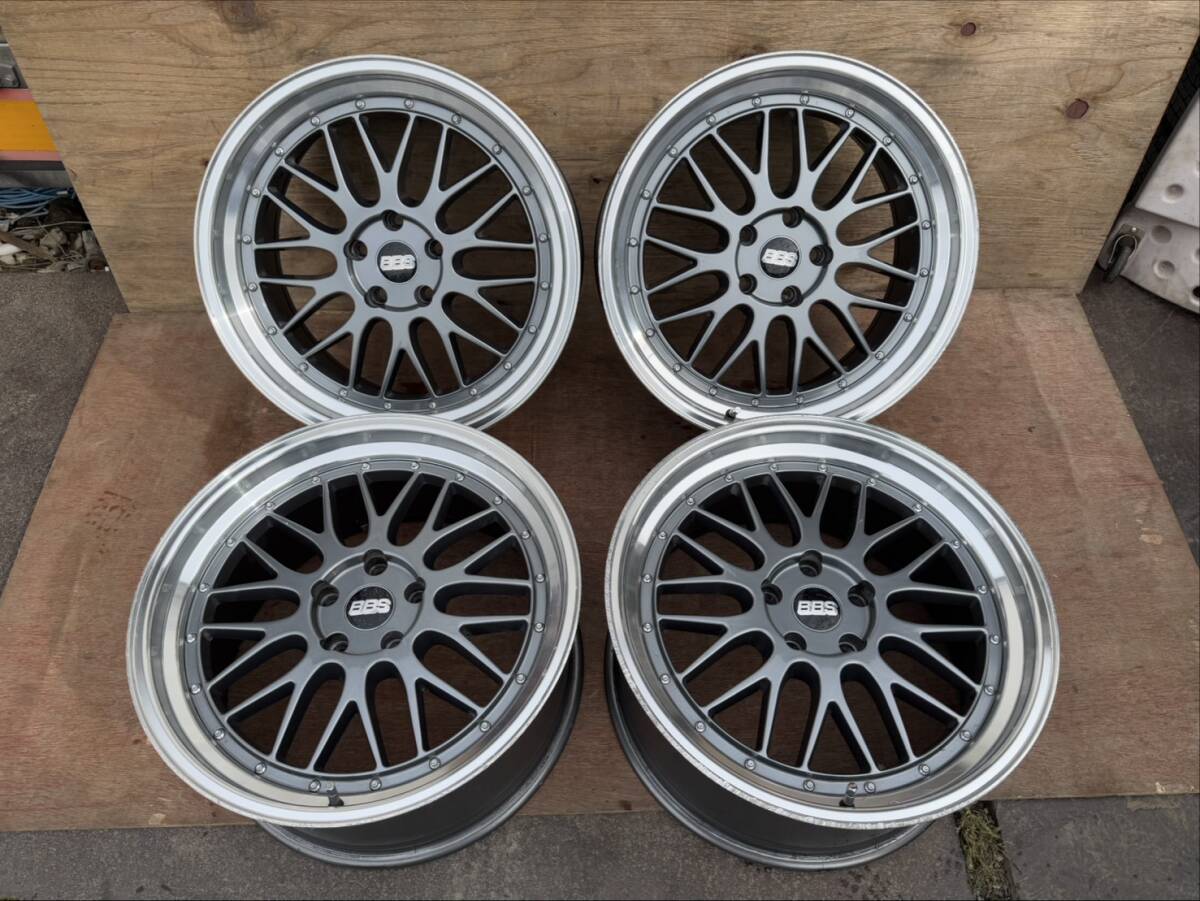 BBS風　LM風　メッシュホイール　19インチ　9.5J　+38　PCD114.3　5穴　クラウン　アリスト　マークX　カムリ　ソアラ　JZX100_画像1