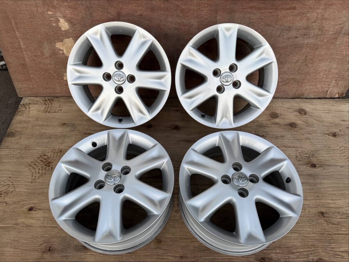 トヨタ純正　VITZ　ヴィッツ　RS　90系　16インチ　6J　+51　PCD100　4穴　ホイール4本セット　アクア　ヤリス_画像1