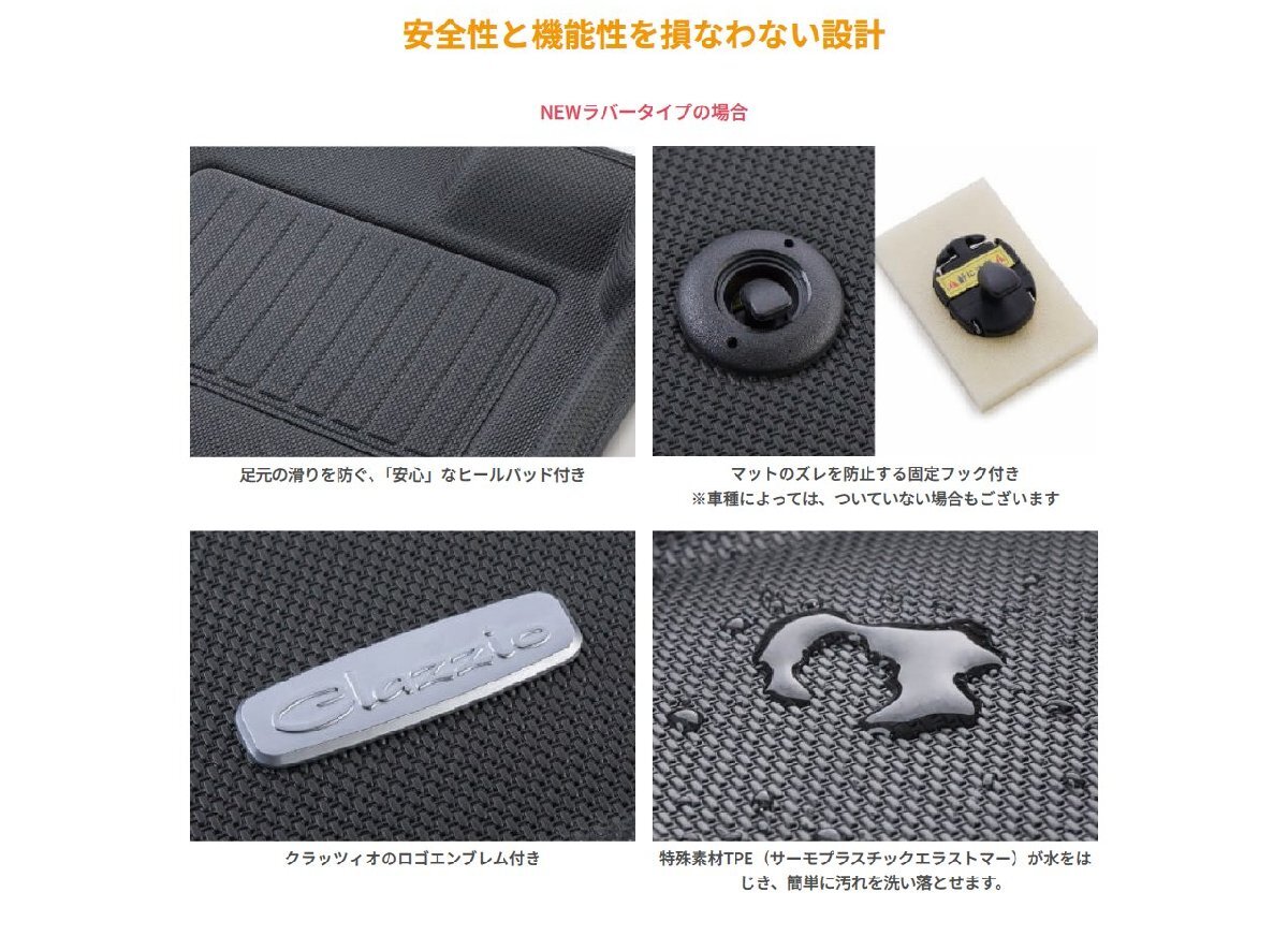【Clazzio】 New立体マット 1台分セット EZ-7080 CX-30 DMEP/DM8P/DMFP/DMEJ3P/DM8.._画像4