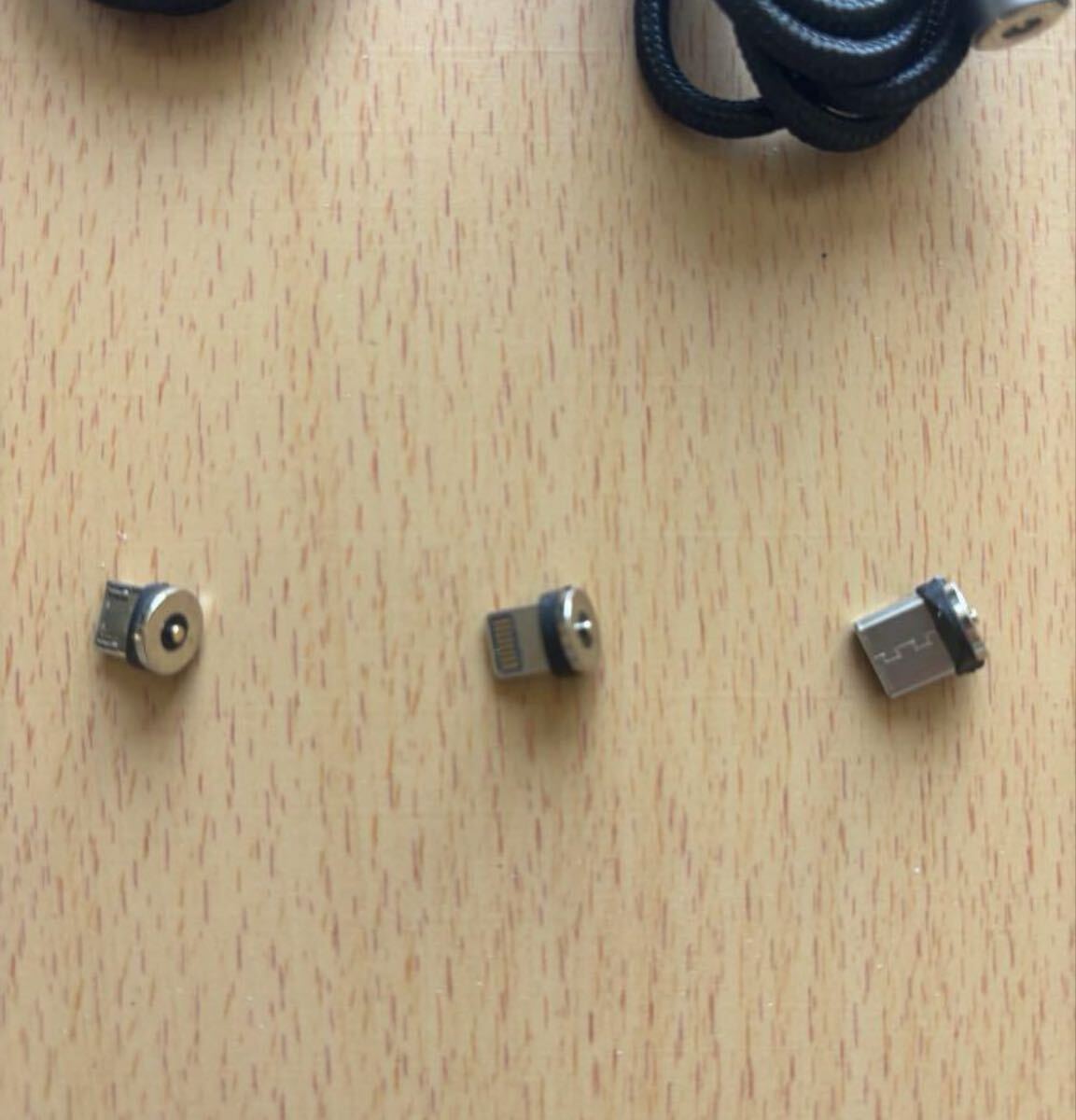 マグネット端子三種付き 充電ケーブル４本セット_画像5