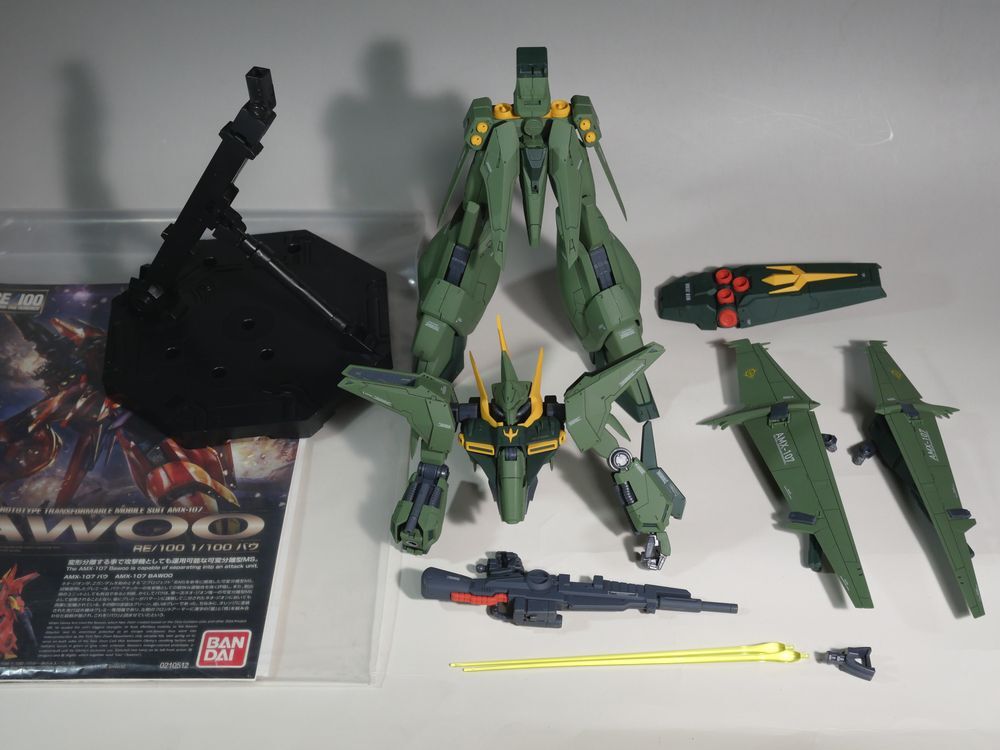 RE/100 バウ量産型・素組艶消し完成品(説明文をお読みください)_画像8