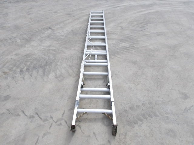 引取限定 KP7 長谷川工 業 アルミ合金 伸縮 はしご D-10 HCK2-72 全長7ｍ18ｃｍ 最大使用重量100kg_画像10