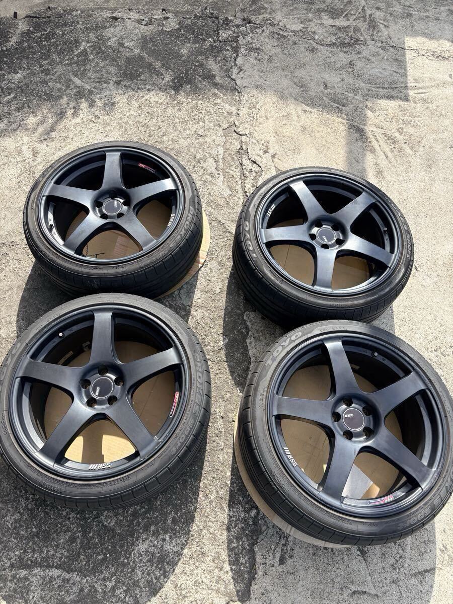 良品 SSR GTV01 18インチ 8.5J ＋44 PCD100 5穴　TOYO PROXES SPORT 225/40R18 86 BRZ プリウス30〜50系　4本セット_画像8