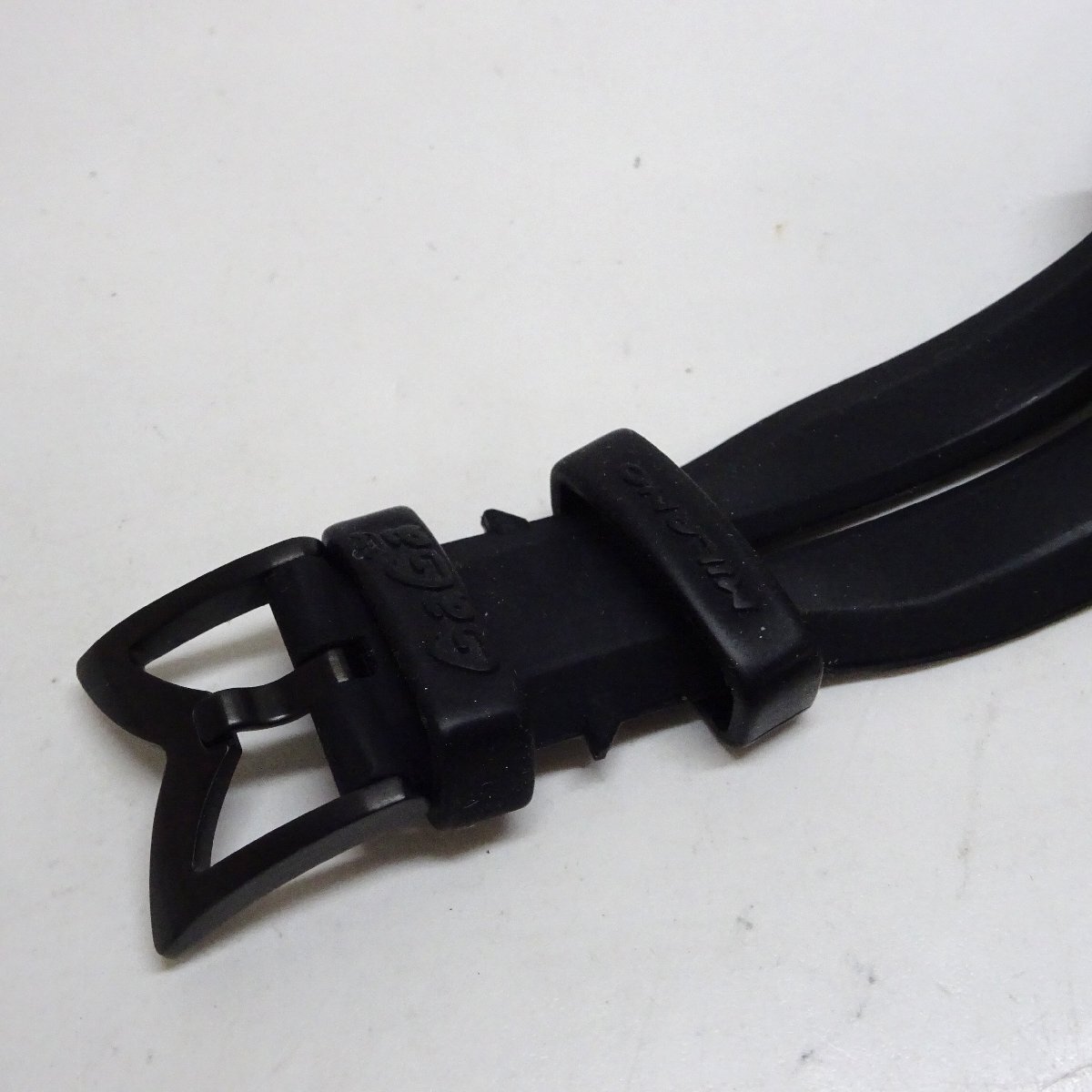 1円開始◆稼働◆ ガガミラノ N.12184 ブラック 手巻き メンズ 腕時計 AC45003_画像6