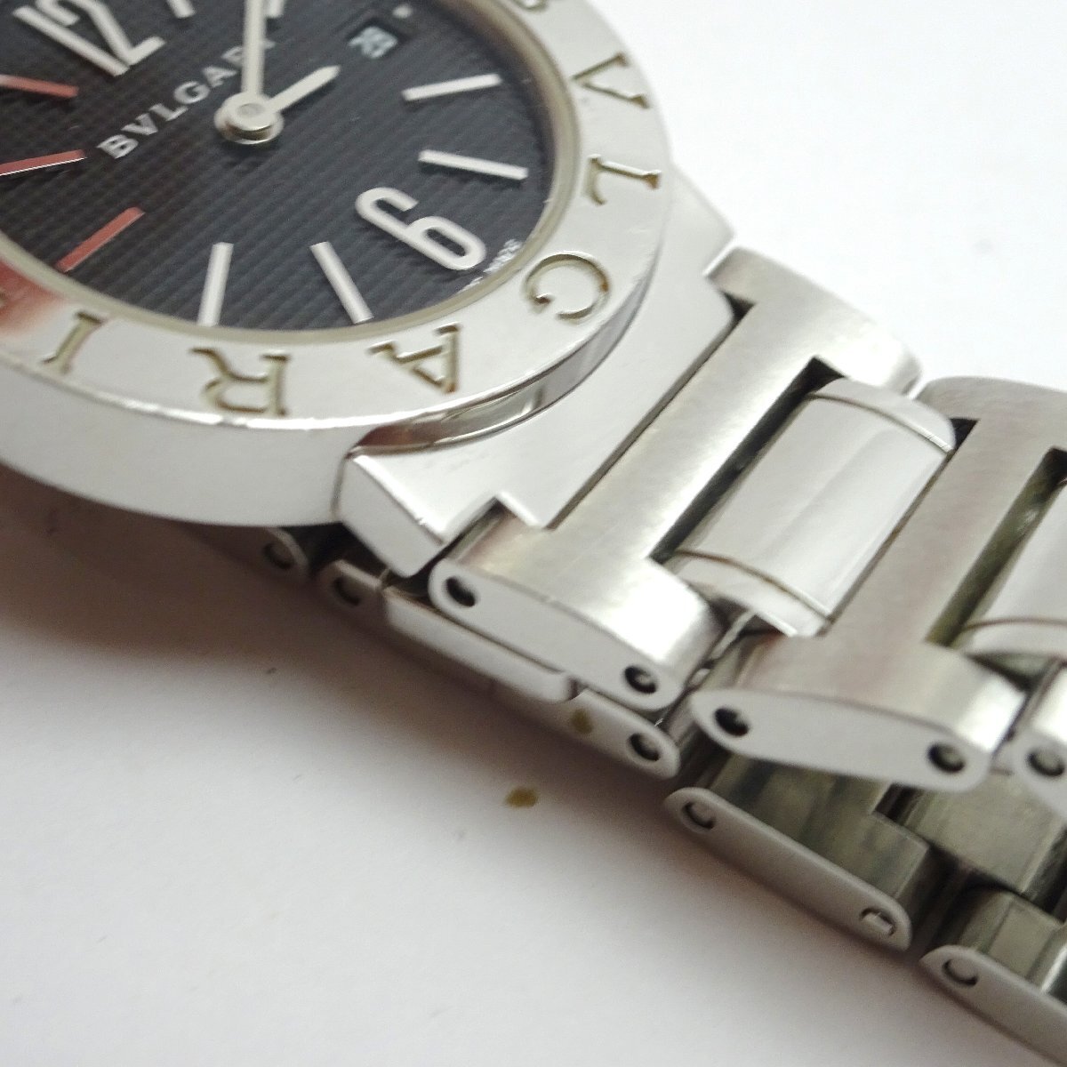 1円開始◆稼働◆ ブルガリ BBL26S ブルガリブルガリ ブラック クオーツ レディース 腕時計 AC768_画像5