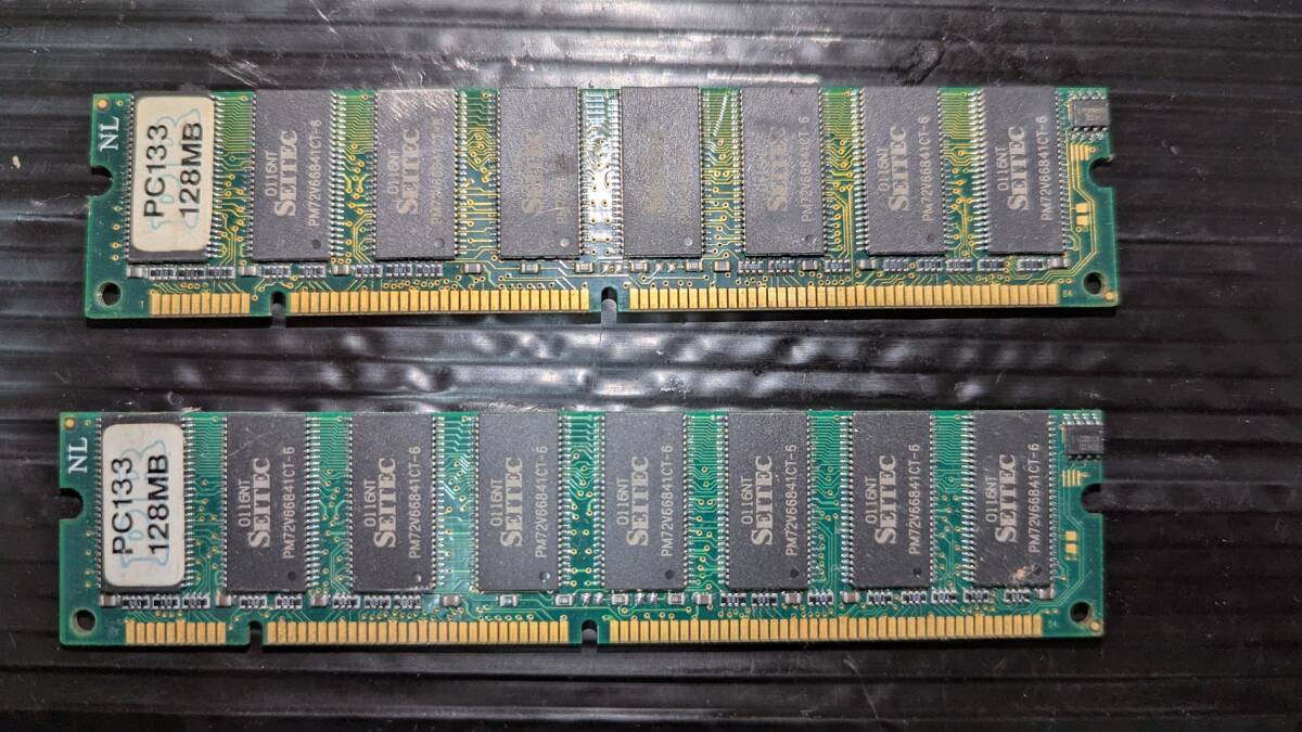 PC133 SDRAM 128MB 2枚組_画像1