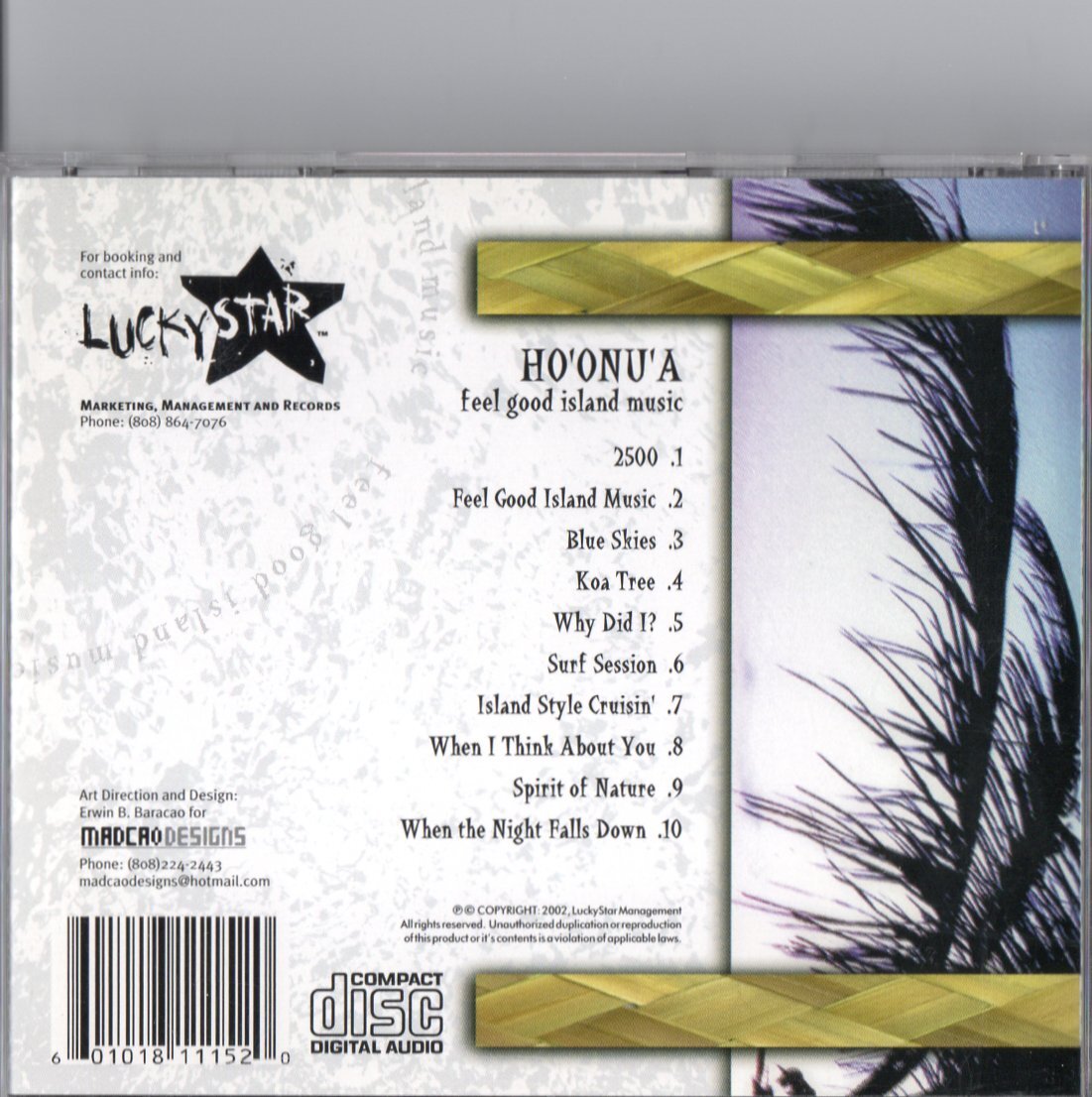 HO`ONUA /０２年/ハワイアン・コンテンポラリー_画像2