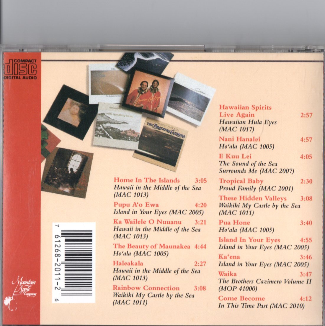Brothers Cazimero /傑作ベスト/ハワイアン・コンテンポラリー_画像2