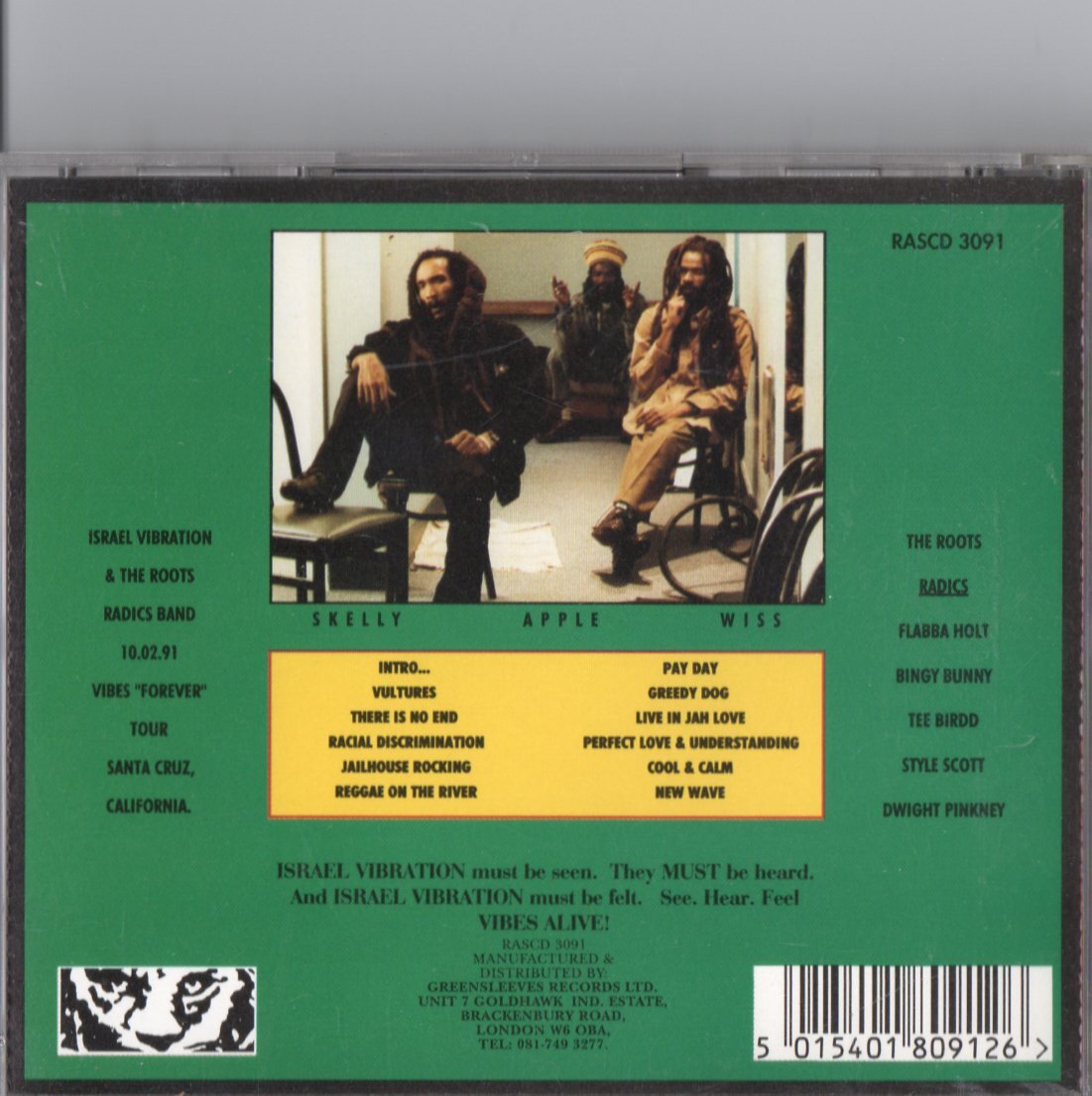 Israel Vibration /. произведение / roots * Reggae 