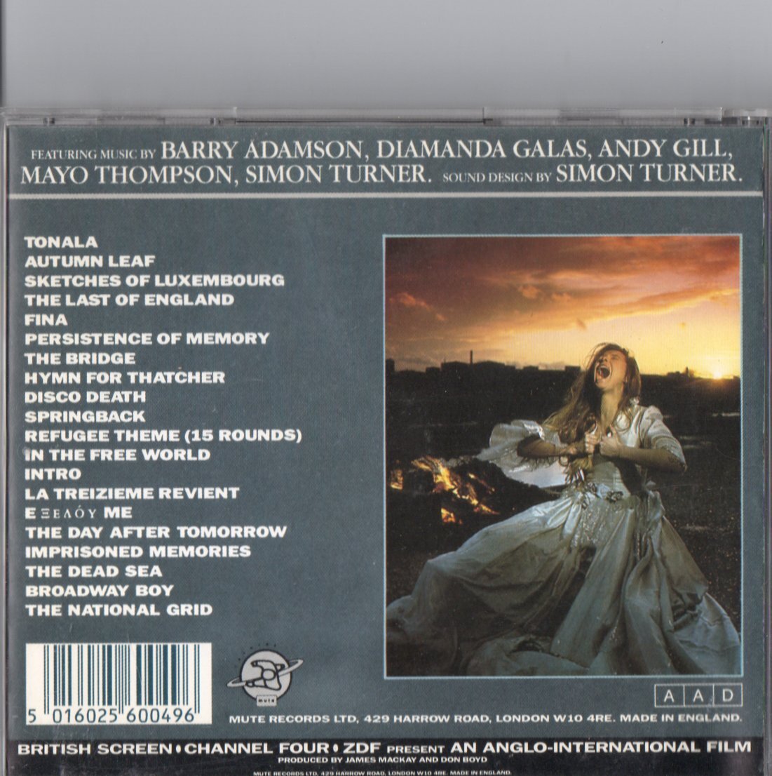 The Last of England /傑作サントラ/derek jarman,カルト映画、音楽simon turner_画像2