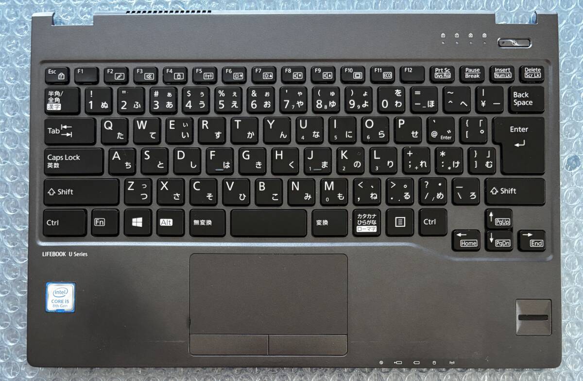 富士通 LIFEBOOK U937 U938 など キーボード パームレスト 正常動作品 no3_画像1