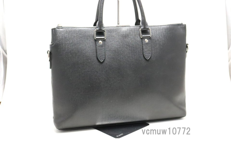 近年モデル希少美中古■LOUIS VUITTON タイガ アントン ブリーフケース レザー ビジネスバッグ ルイヴィトン■1030iz7387879_画像4